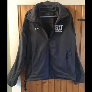 Nike Boston University Basketball Coat With Hood